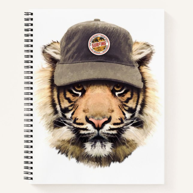 Cuaderno Surfing Tiger (Anverso)