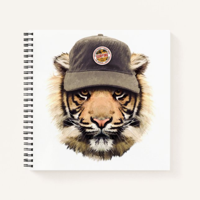 Cuaderno Surfing Tiger (Anverso)