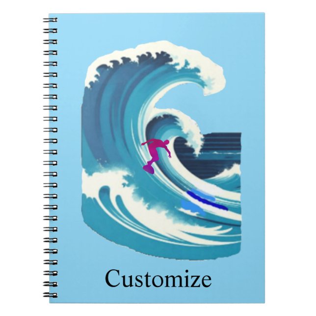 Cuaderno Surfista de Olas Grandes Thunder_Cove (Frente)