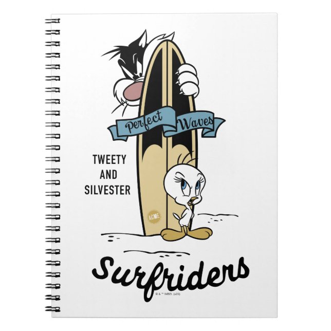 Cuaderno Surfriders TWEET™ y SYLVESTER™ (Frente)