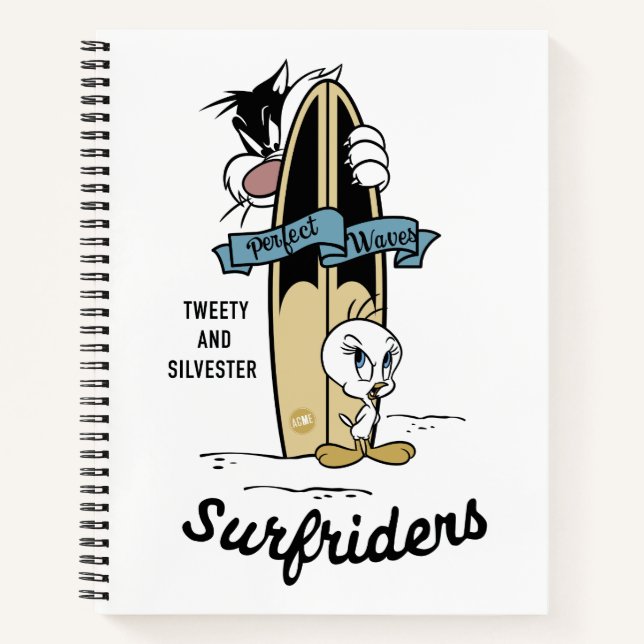 Cuaderno Surfriders TWEET™ y SYLVESTER™ (Anverso)