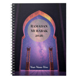 Cuaderno Surreal 3D Islamic Arch Night