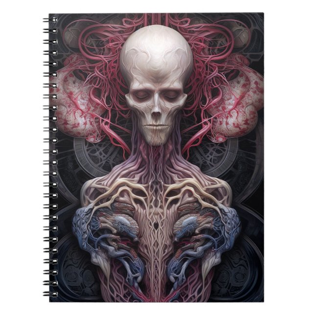 Cuaderno Surreal Anatomy Horror Arte De Ciencia Ficción (Frente)