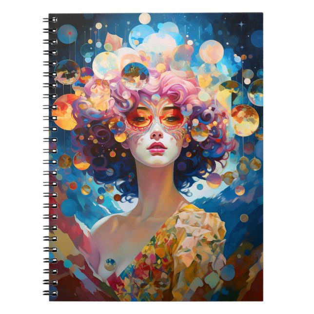 Cuaderno Surreal Lady Fantasy Art (Frente)