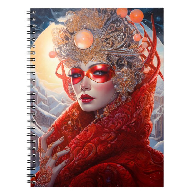 Cuaderno Surreal Lady Fantasy Art (Frente)
