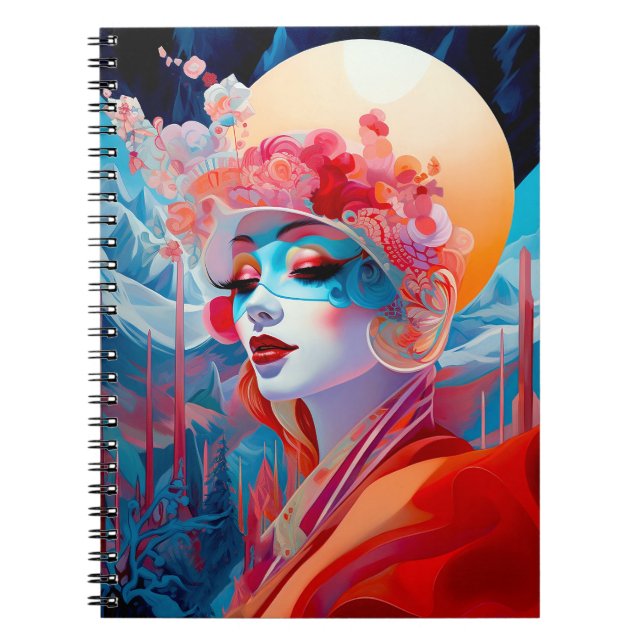 Cuaderno Surreal Lady Fantasy Art (Frente)