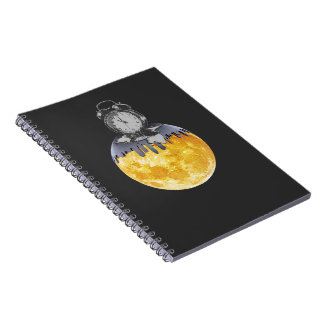 Cuaderno Surreal Melting Clock Sun Notebook | Abstract Time