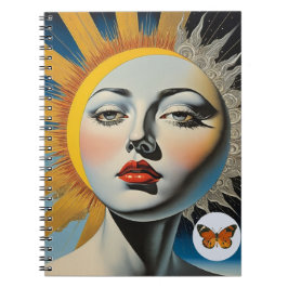 Cuaderno Surreal Moon Face | Diario de bloc de notas