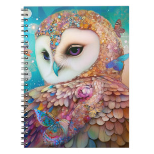 Cuaderno Surreal Owl Fantasy Art