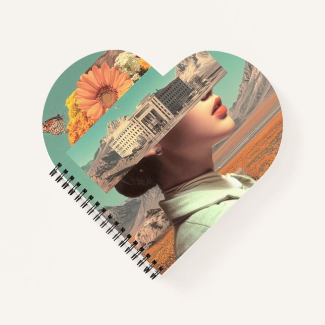 Cuaderno Surreal Portrait with Architectural Landscape (Anverso)
