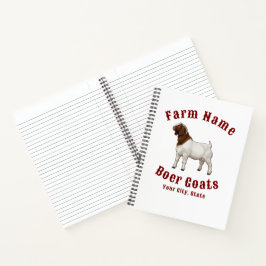 Cuaderno Sus cabras boer de granja