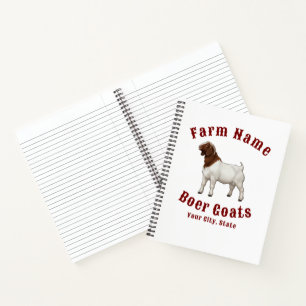 Cuaderno Sus cabras boer de granja