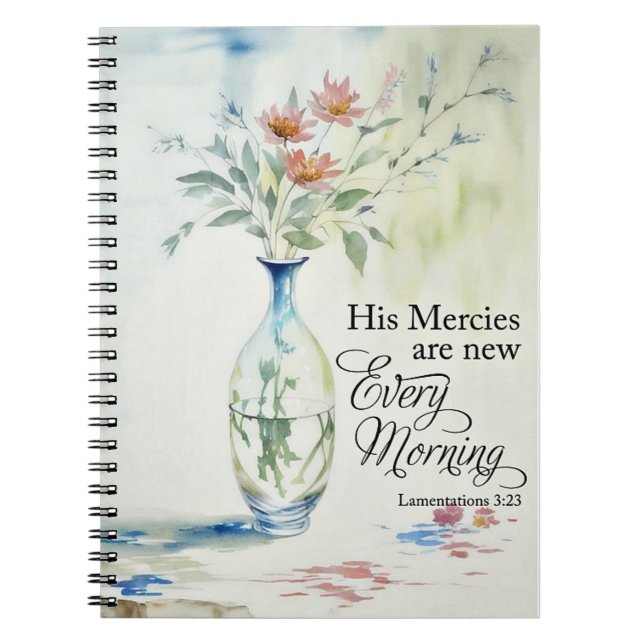 Cuaderno Sus misericordias son nuevas cada mañana (Frente)