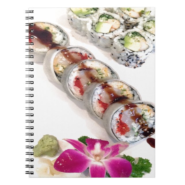 Cuaderno Sushi California Rolls (Frente)