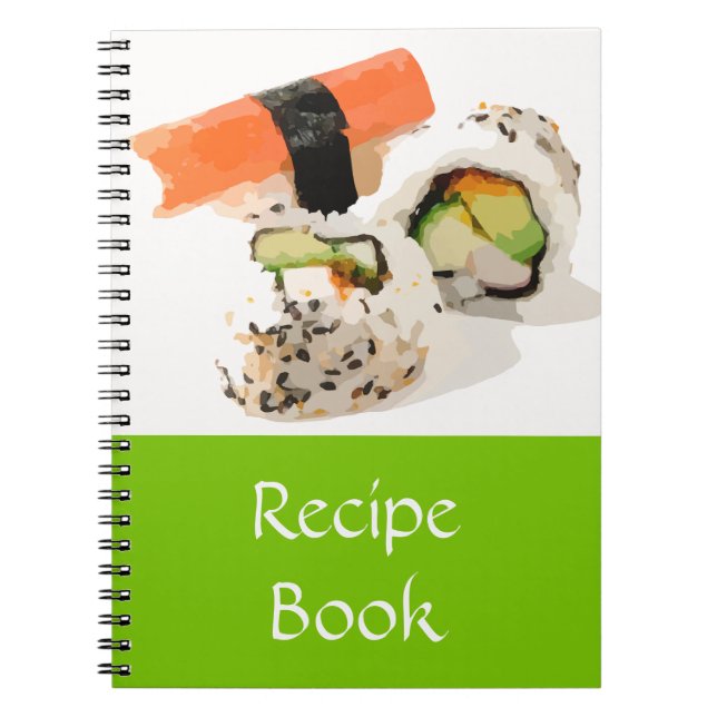 Cuaderno Sushi delicioso japonés (Frente)