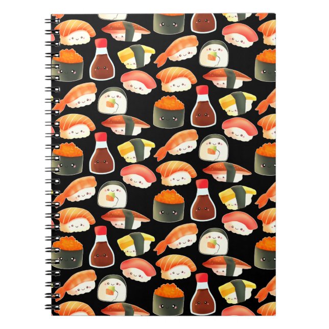 Cuaderno Sushi japonés suave (Frente)
