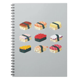 Cuaderno Sushi lindo