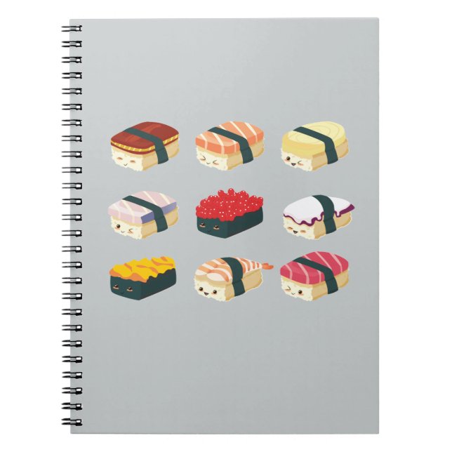 Cuaderno Sushi lindo (Frente)