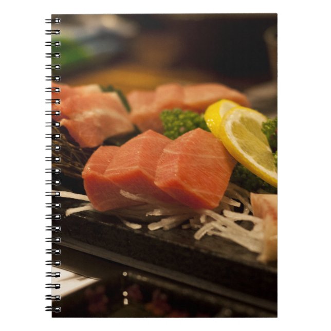 Cuaderno Sushi Time Atún Atún Fiesta Comida De Pescado (Frente)