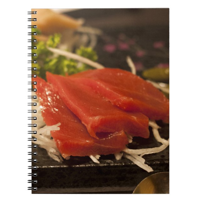 Cuaderno Sushi Tuna Tuna Fiesta Tiempo Alimentos de pescado (Frente)