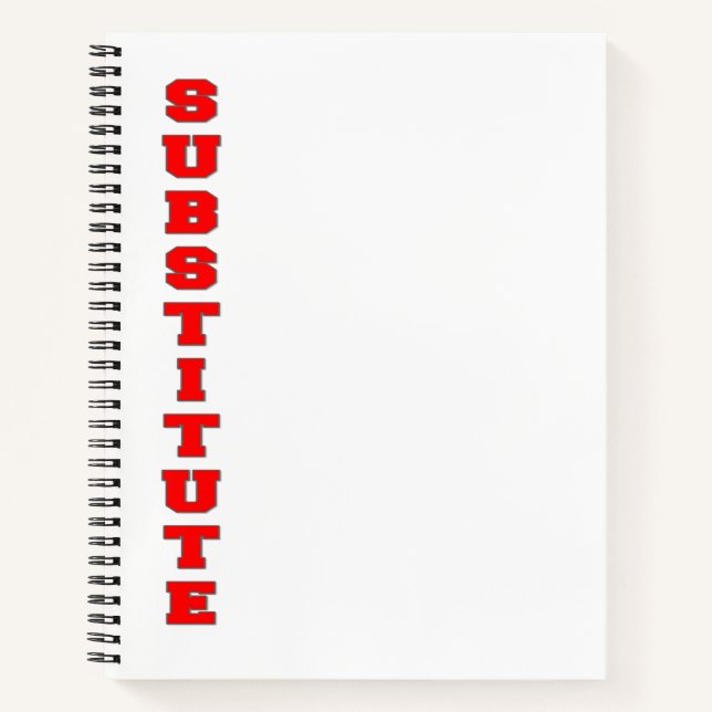 Cuaderno Sustituto (Anverso)