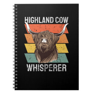 Cuaderno Susurrador de Vaca de las Tierras Altas