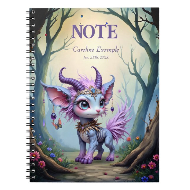 Cuaderno Susurro de Lila – Guardián del Bosque Encantado.  (Frente)