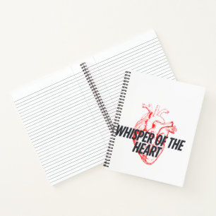 Cuaderno Susurro del corazón - Elegante Minimalista