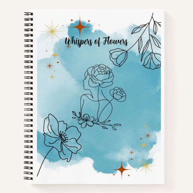 Cuaderno Susurros de Flores (Anverso)