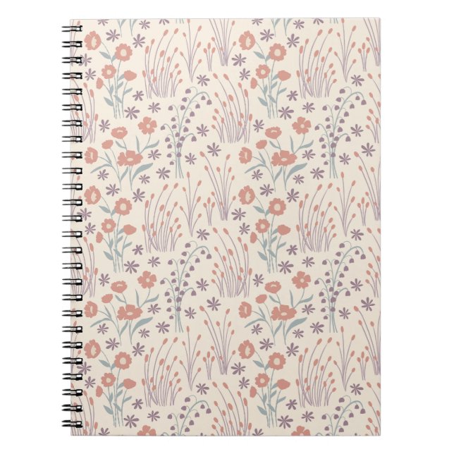 Cuaderno Susurros de flores silvestres de primavera (Frente)