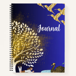 Cuaderno Susurros de imaginación: Bloc de notas en espiral