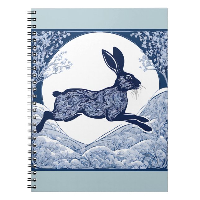 Cuaderno Susurros de invierno del conejo mágico (Frente)