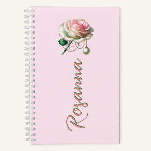 Cuaderno Susurros de junio – Marcador de Rose & Pearl