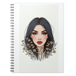 Cuaderno Susurros de la naturaleza - Belleza femenina en fl