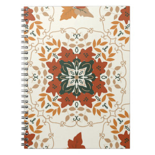 Cuaderno Susurros de otoño: mezcla geométrica floral