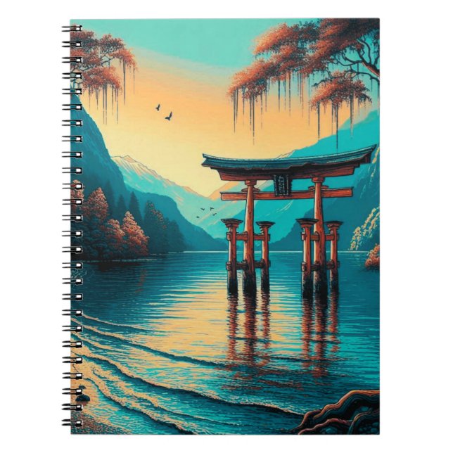 Cuaderno "Susurros de Tranquilidad: La Puerta del Espíritu" (Frente)