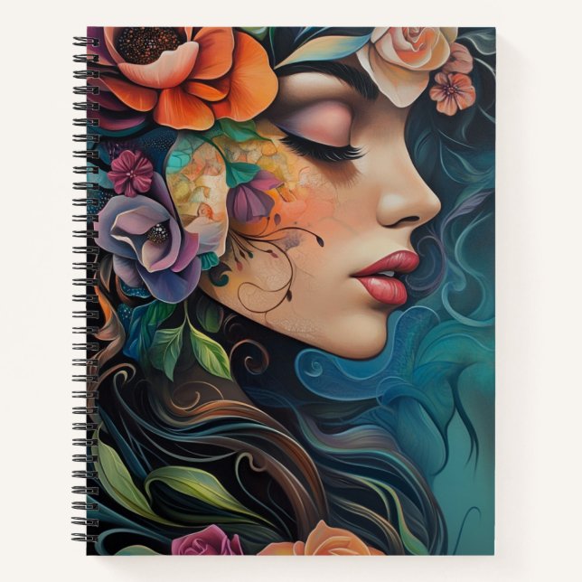 Cuaderno Susurros elegantes de la flor (Anverso)