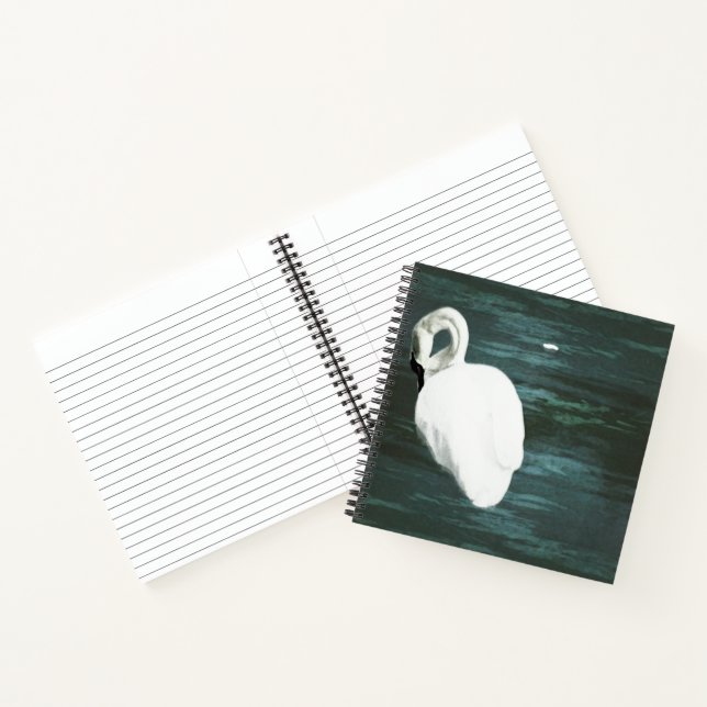 Cuaderno Swan en el estanque (Interior)