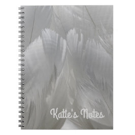 Cuaderno Swan Feathers Personalizado de fotografía de prime