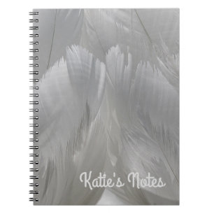Cuaderno Swan Feathers Personalizado de fotografía de prime
