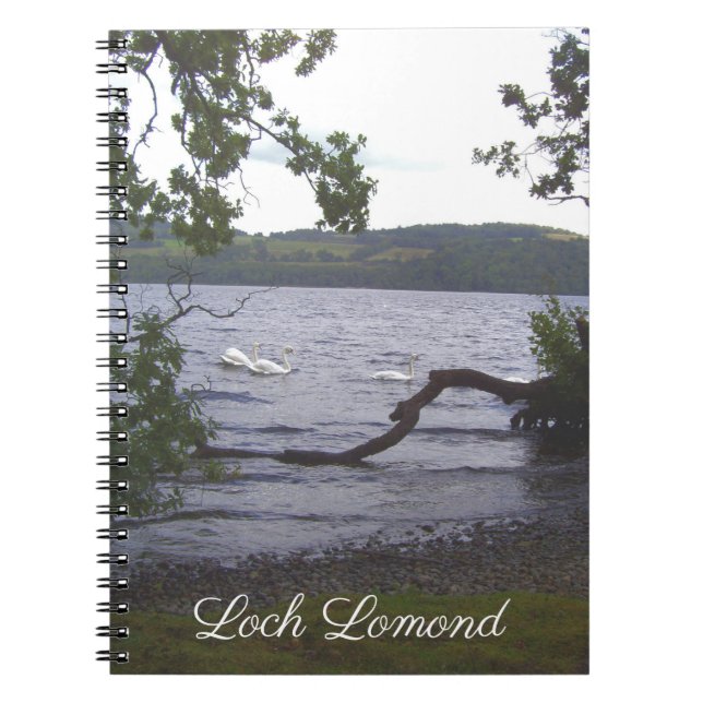 Cuaderno Swans en Loch Lomond (Frente)