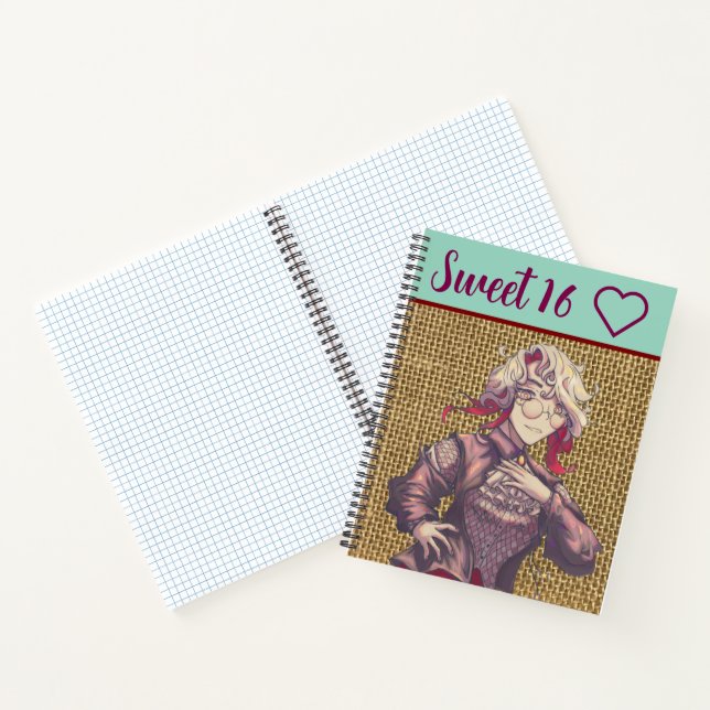 Cuaderno Sweet 16 Citrine anime (Interior)
