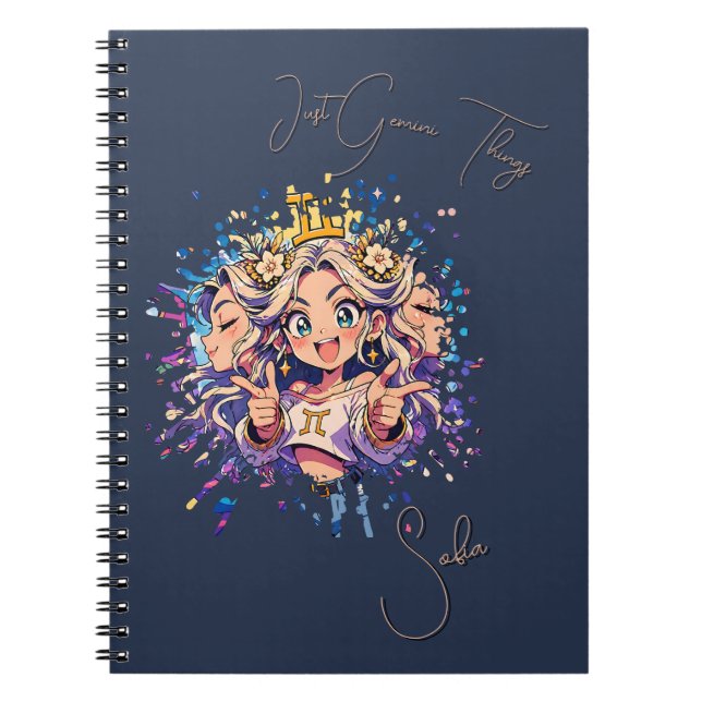 Cuaderno Sweet 16 Gemini Custom Photo Memory Book (Frente)