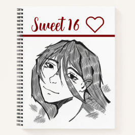 Cuaderno Sweet 16 lineart