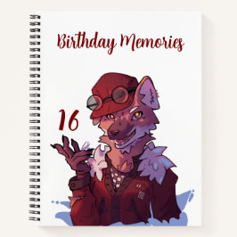 Cuaderno Sweet 16 memories wolf