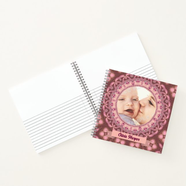 Cuaderno Sweet Pink Country Lace Baby Daughter (Interior)