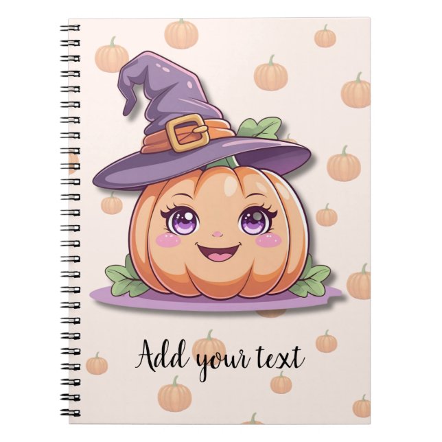 Cuaderno Sweet Pumpkin Magic – Personalized Halloween Noteb (Frente)