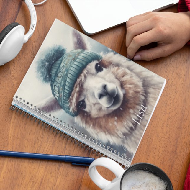 Cuaderno Sweet Winter Alpaca, personalizado (Subido por el creador)