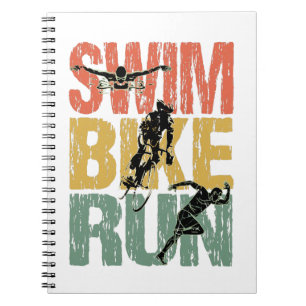 Cuaderno Swim Bike Run - Vintage Triathlon