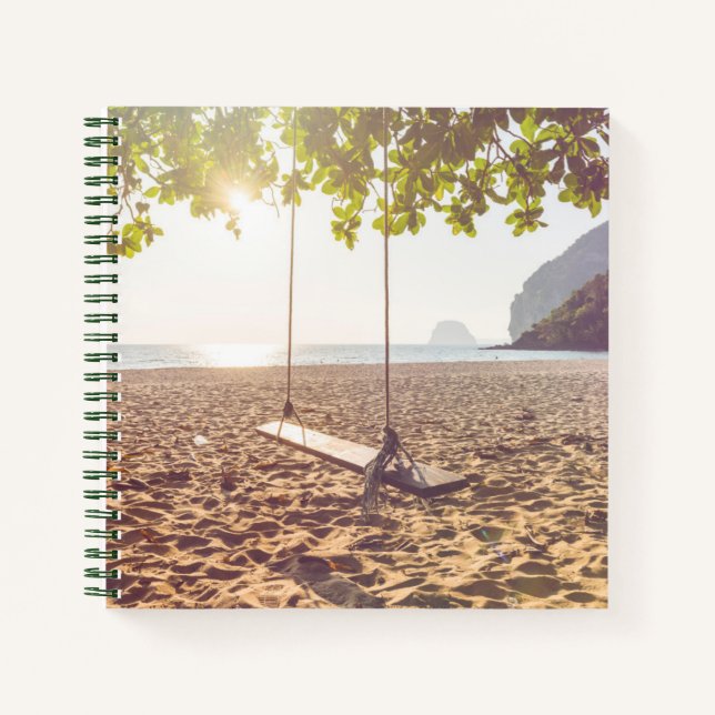 Cuaderno Swing on the Beach at Sunset (Anverso)